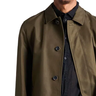 Herno Cotton Coat In Brown