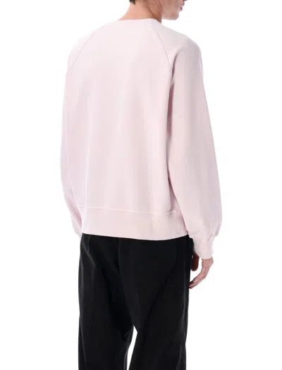 Stone Island Ribbed Hem Raglan Sleeve Sweatshirt In Multi