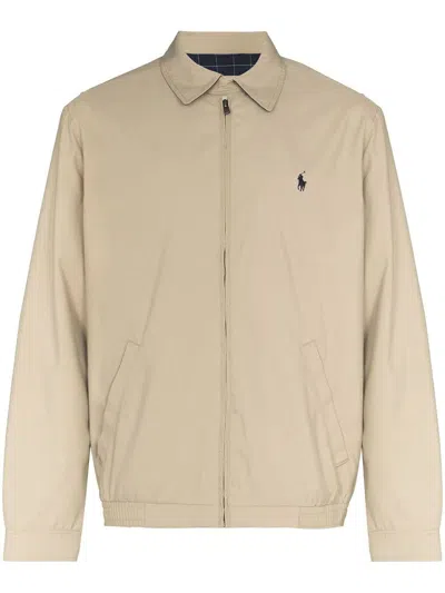 Polo Ralph Lauren Cotton Bi-swing Jacket In Brown