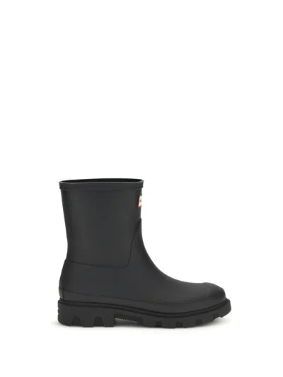 Hunter Downpour Rubber Boots In Black