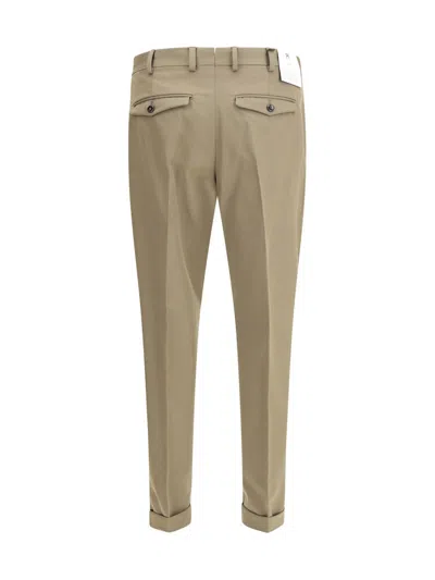 Pt Torino Rebel Virgin Wool Trousers In Nude