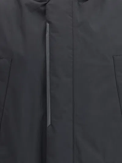 Herno Technical Fabric Parka In Blue