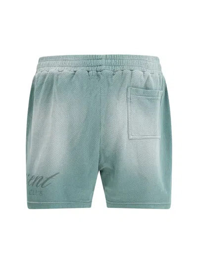Represent Owners Club Script Mesh Shorts In Green