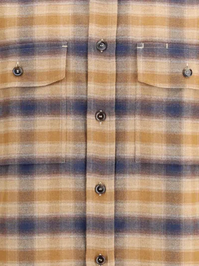 Brioni Checked Cotton Shirt In Multi