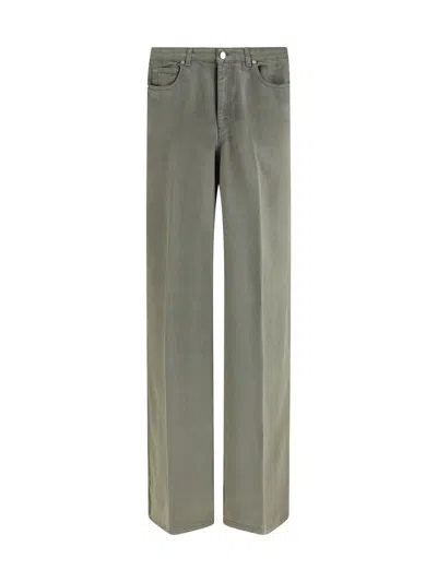 Cruna Five Pockets Jeans In Green