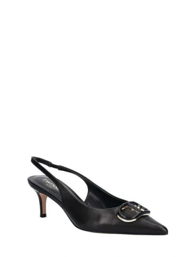 Twinset With Heel In Black