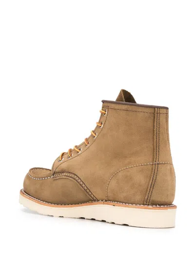 Red Wing Shoes Ankle Height Lace-up Leather Shoes In Brown