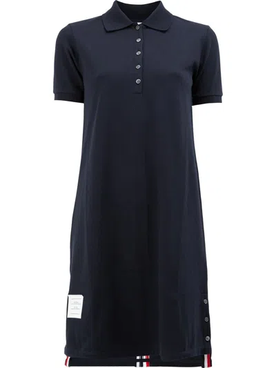 Thom Browne Cotton Polo Dress In Multi
