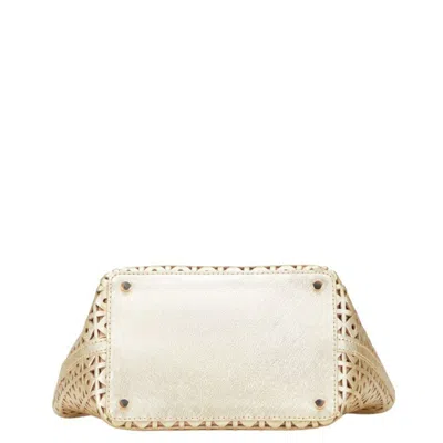 Pre-owned Kate Spade Gold Leather Handbag Tote Bag ()