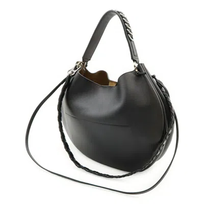 Pre-owned Loewe Black Leather Shoulder Bag ()