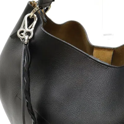 Pre-owned Loewe Black Leather Shoulder Bag ()