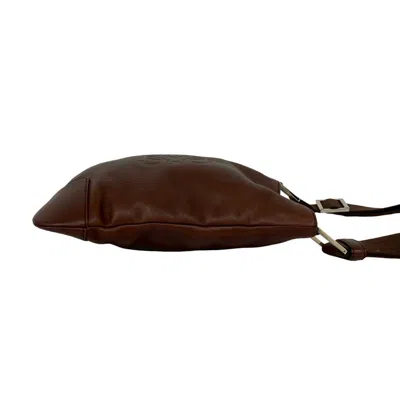 Pre-owned Loewe Brown Leather Pochette Shoulder Bag ()