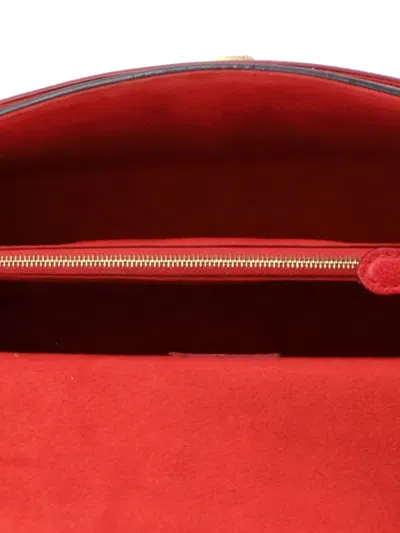 Pre-owned Louis Vuitton Victoire Handbag Monogram Canvas And Leather Shoulder Bag In Brown