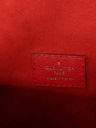 Pre-owned Louis Vuitton Victoire Handbag Monogram Canvas And Leather Shoulder Bag In Brown