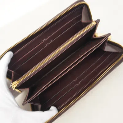 Pre-owned Louis Vuitton Amarante Long Wallet (bi-fold) () In Purple