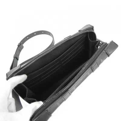 Pre-owned Louis Vuitton Black Coated Canvas Shoulder Bag ()