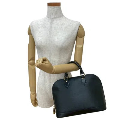 Pre-owned Louis Vuitton Black Epi Leather Boston Bag Handbag ()