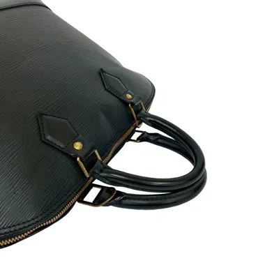 Pre-owned Louis Vuitton Black Epi Leather Boston Bag Handbag ()