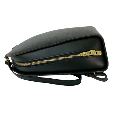 Pre-owned Louis Vuitton Black Leather Backpack ()