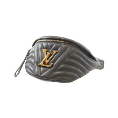 Pre-owned Louis Vuitton Black Leather Fanny Pack Shoulder Bag ()