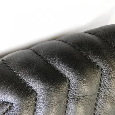 Pre-owned Louis Vuitton Black Leather Fanny Pack Shoulder Bag ()