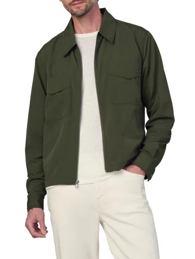 Joe's Jeans Men's Modern Utilitarian Zip Shacket In Green