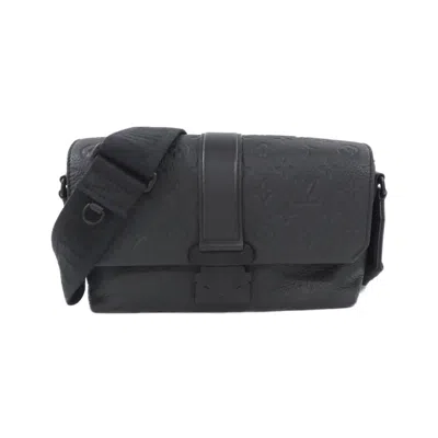 Pre-owned Louis Vuitton Black Leather Shoulder Bag ()