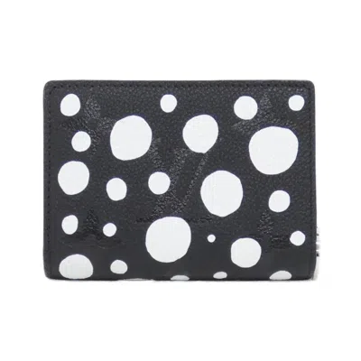 Pre-owned Louis Vuitton Black Leather Wallet (bi-fold) ()