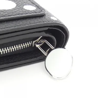 Pre-owned Louis Vuitton Black Leather Wallet (bi-fold) ()