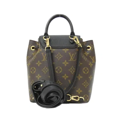 Pre-owned Louis Vuitton Black Marron Monogram Monogram Backpack ()