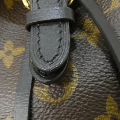 Pre-owned Louis Vuitton Black Marron Monogram Monogram Backpack ()