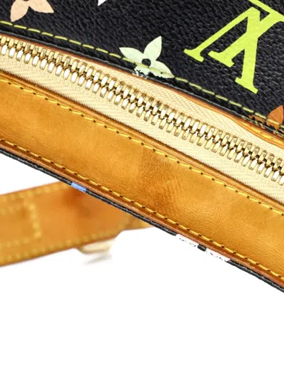 Pre-owned Louis Vuitton Lodge Handbag Monogram Multicolor Gm Shoulder Bag In Black