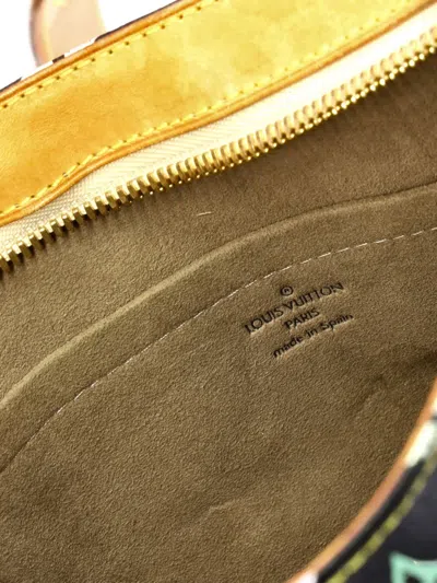 Pre-owned Louis Vuitton Lodge Handbag Monogram Multicolor Gm Shoulder Bag In Black