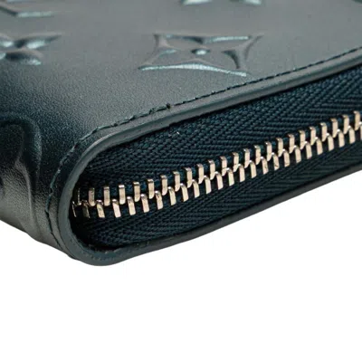 Pre-owned Louis Vuitton Blue Leather Coin Purse/coin Case ()