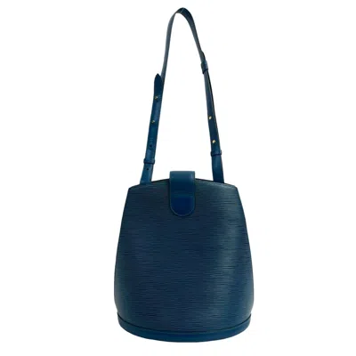 Pre-owned Louis Vuitton Blue Leather Shoulder Bag Tote Bag ()