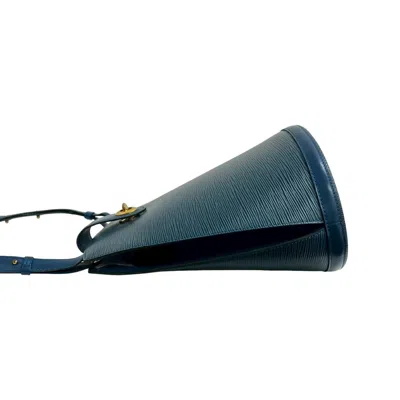 Pre-owned Louis Vuitton Blue Leather Shoulder Bag Tote Bag ()