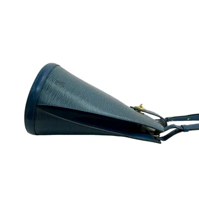 Pre-owned Louis Vuitton Blue Leather Shoulder Bag Tote Bag ()