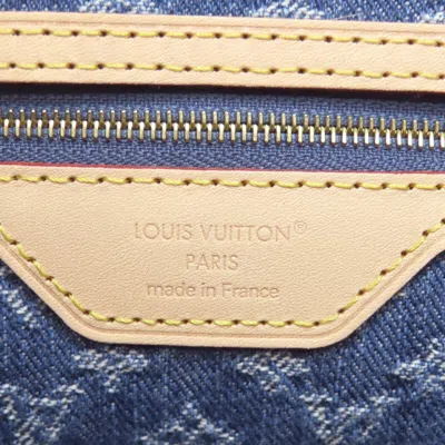 Pre-owned Louis Vuitton Blue Monogram Denim Tote Bag ()