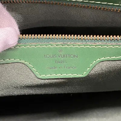 Pre-owned Louis Vuitton Borneo Green Shoulder Bag ()