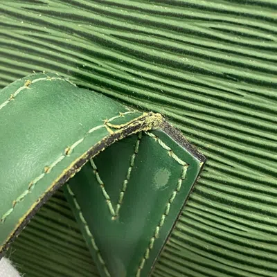 Pre-owned Louis Vuitton Borneo Green Shoulder Bag ()