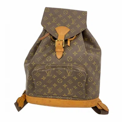 Pre-owned Louis Vuitton Brown Backpack ()