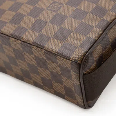 Pre-owned Louis Vuitton Brown Damier Canvas Pvc Pochette Shoulder Bag ()
