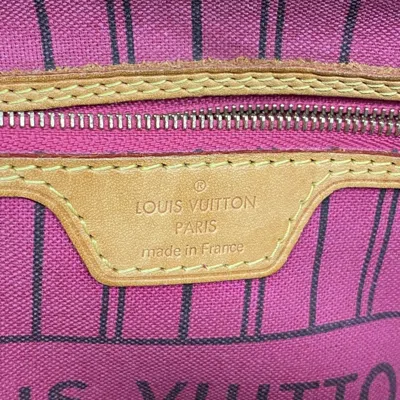 Pre-owned Louis Vuitton Brown Fuchsia Tote Bag () In Multi