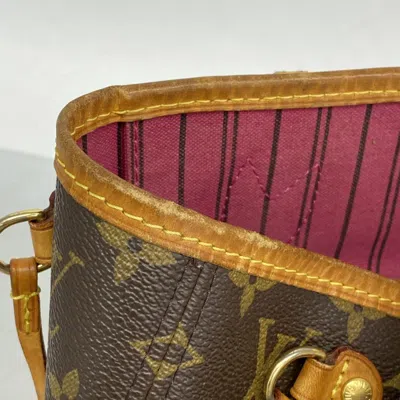 Pre-owned Louis Vuitton Brown Fuchsia Tote Bag () In Multi