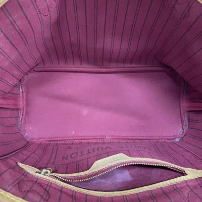 Pre-owned Louis Vuitton Brown Fuchsia Tote Bag () In Multi