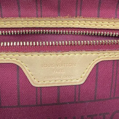 Pre-owned Louis Vuitton Brown Fuchsia Tote Bag () In Multi