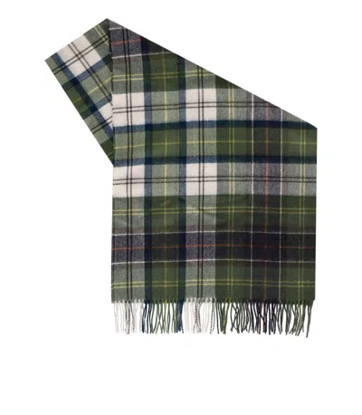 Barbour Serena Tartan Scarf Accessories In Green