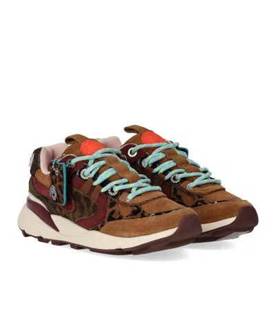 Kurt Geiger Kurt Runner Leopard-print Leather Sneakers In Animal Print