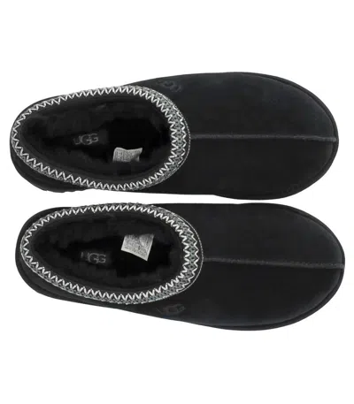 Ugg 10mm Tasman Shearling Loafers In Black