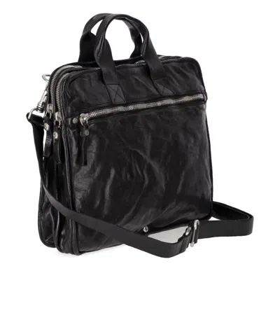 Campomaggi Black Briefcase In Pink